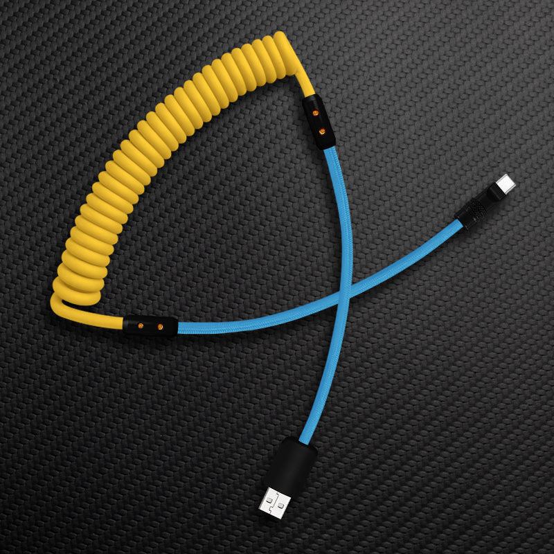 "Chubby Mood" Silicone Braided Fast Charging Cable #528 - Image 86