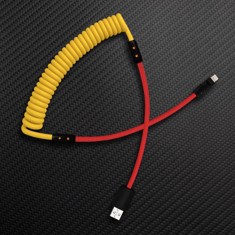 "Chubby Mood" Silicone Braided Fast Charging Cable #528 - Image 88