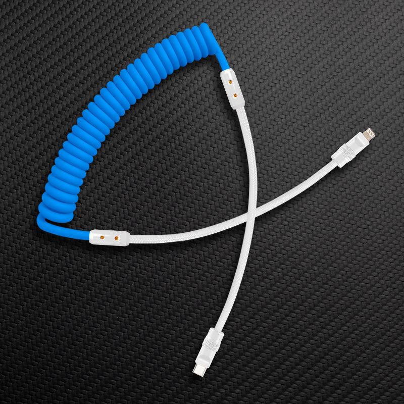 "Chubby Mood" Silicone Braided Fast Charging Cable #711 - Image 20