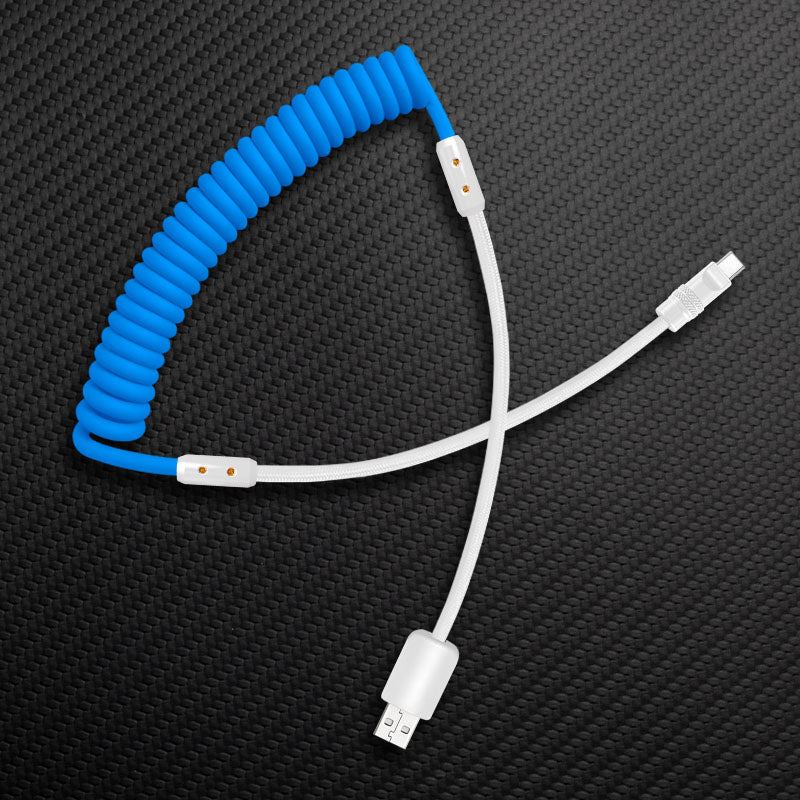 "Chubby Mood" Silicone Braided Fast Charging Cable #711 - Image 21