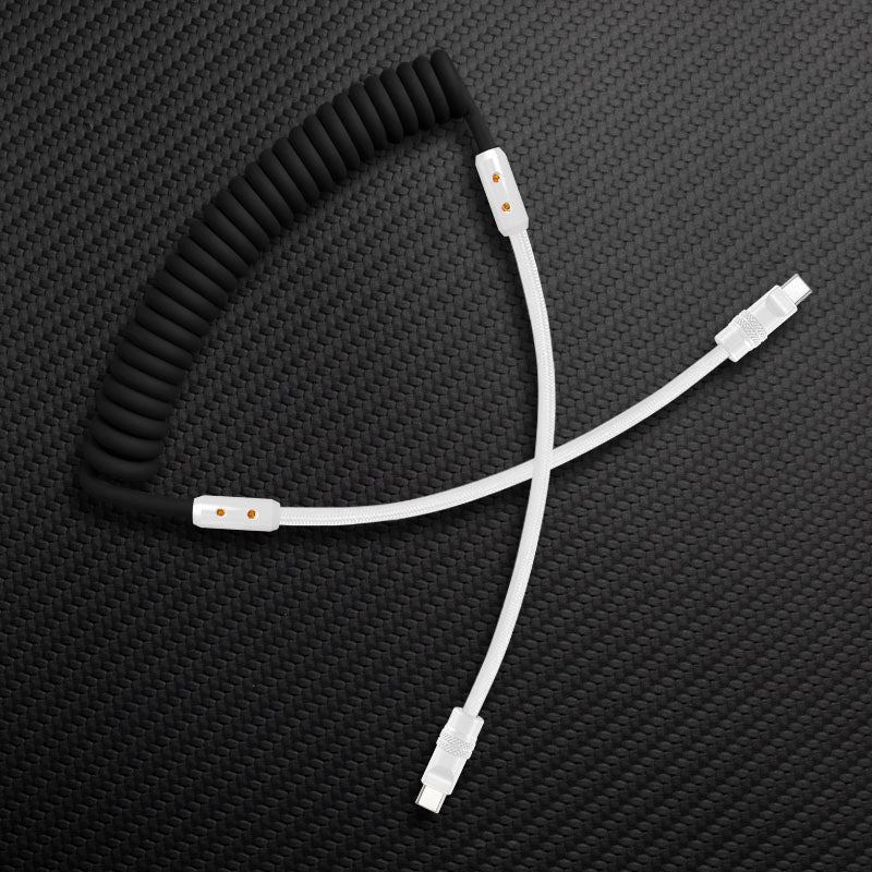 "Chubby Mood" Silicone Braided Fast Charging Cable #711 - Image 23