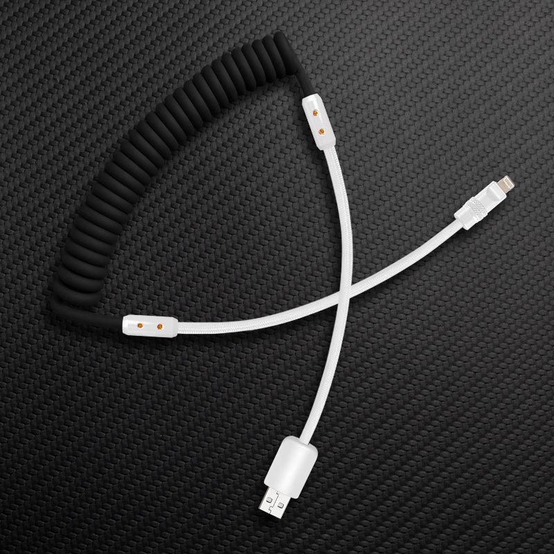 "Chubby Mood" Silicone Braided Fast Charging Cable #711 - Image 24