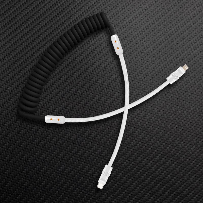 "Chubby Mood" Silicone Braided Fast Charging Cable #711 - Image 25