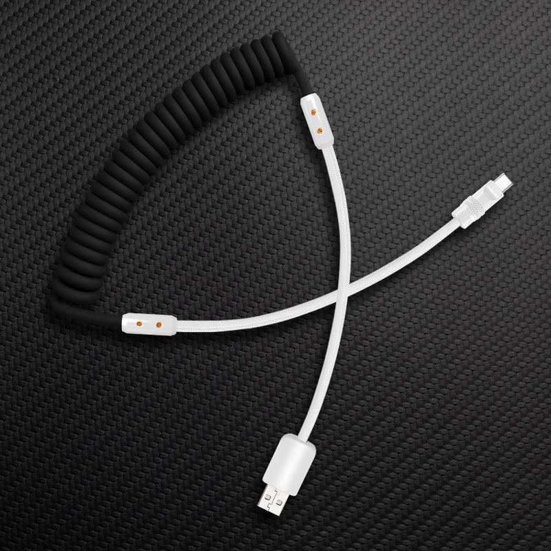 "Chubby Mood" Silicone Braided Fast Charging Cable #711 - Image 26