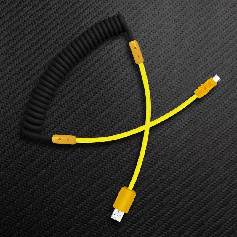 "Chubby Mood" Silicone Braided Fast Charging Cable #711 - Image 30