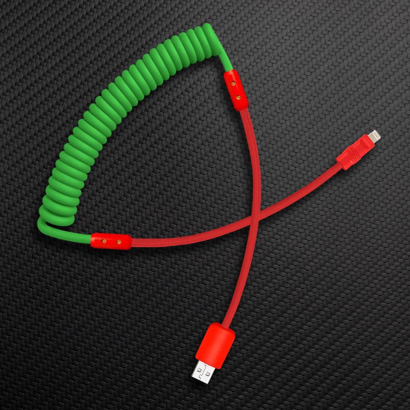 "Chubby Mood" Silicone Braided Fast Charging Cable #711 - Image 32