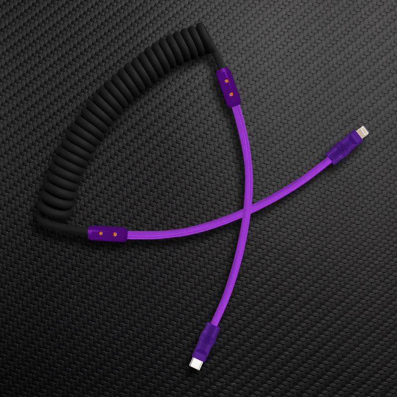 "Chubby Mood" Silicone Braided Fast Charging Cable #711 - Image 37