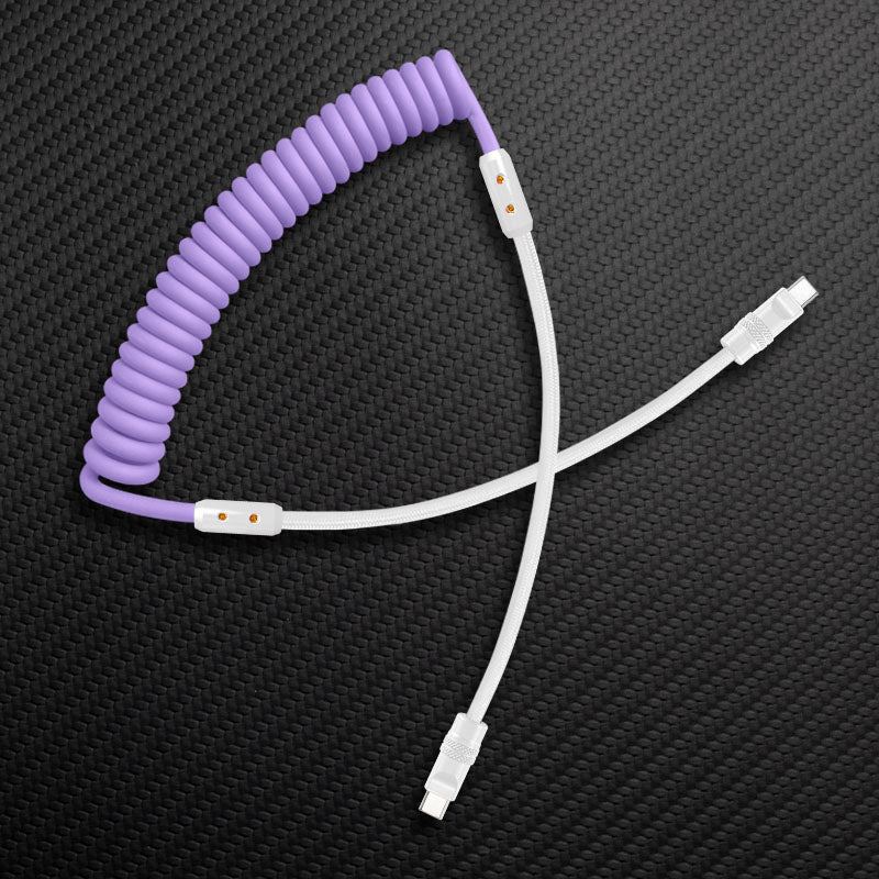 "Chubby Mood" Silicone Braided Fast Charging Cable #711 - Image 38