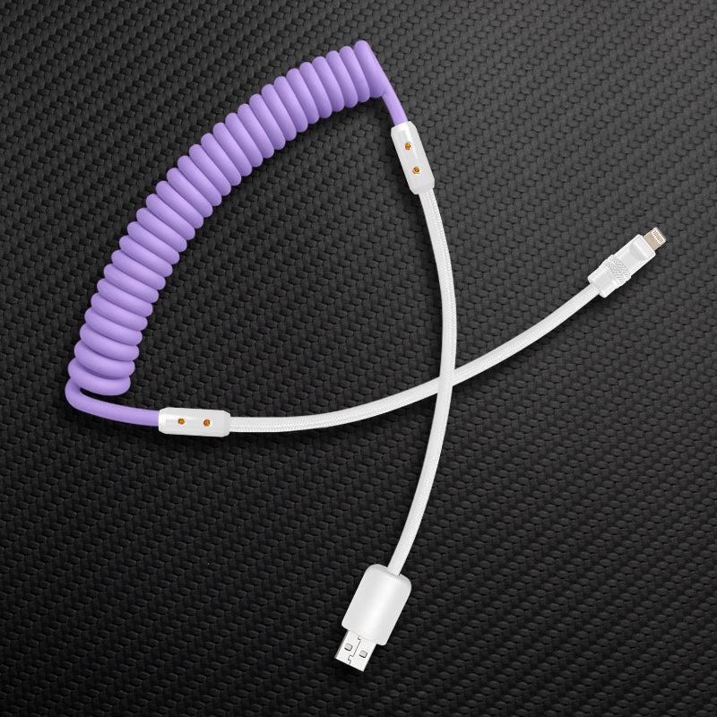 "Chubby Mood" Silicone Braided Fast Charging Cable #711 - Image 39