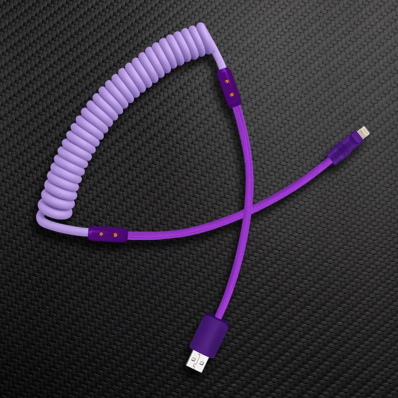 "Chubby Mood" Silicone Braided Fast Charging Cable #711 - Image 4
