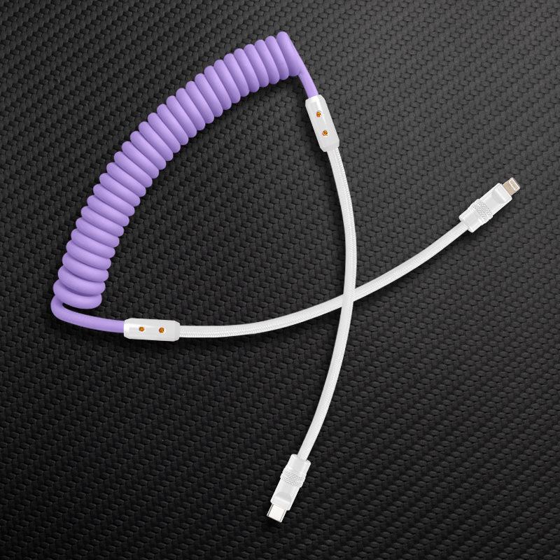 "Chubby Mood" Silicone Braided Fast Charging Cable #711 - Image 40