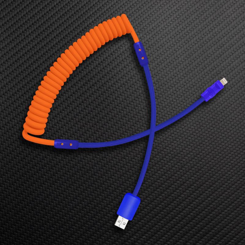 "Chubby Mood" Silicone Braided Fast Charging Cable #711 - Image 43