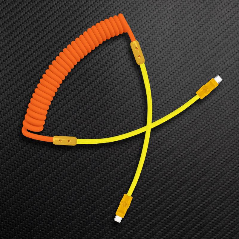 "Chubby Mood" Silicone Braided Fast Charging Cable #711 - Image 46
