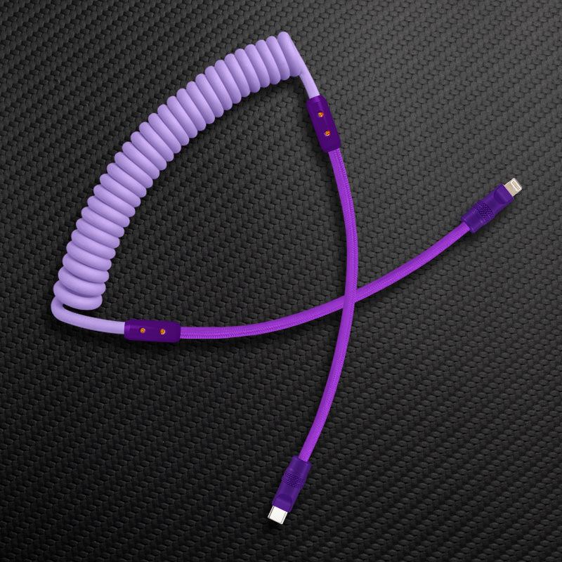 "Chubby Mood" Silicone Braided Fast Charging Cable #711 - Image 5