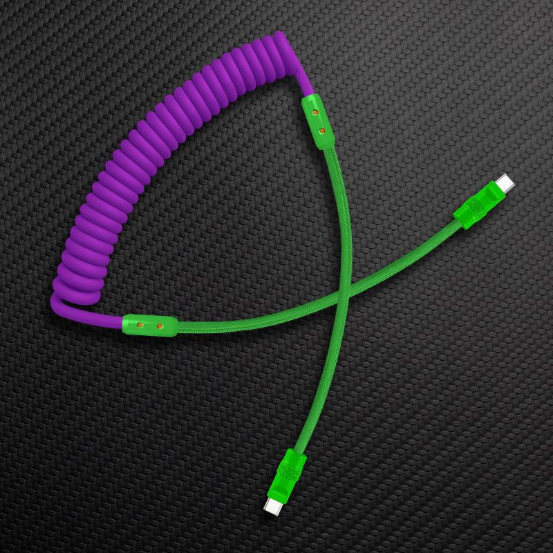 "Chubby Mood" Silicone Braided Fast Charging Cable #711 - Image 50