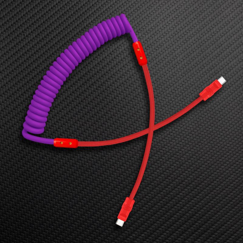 "Chubby Mood" Silicone Braided Fast Charging Cable #711 - Image 54
