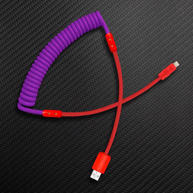 "Chubby Mood" Silicone Braided Fast Charging Cable #711 - Image 55
