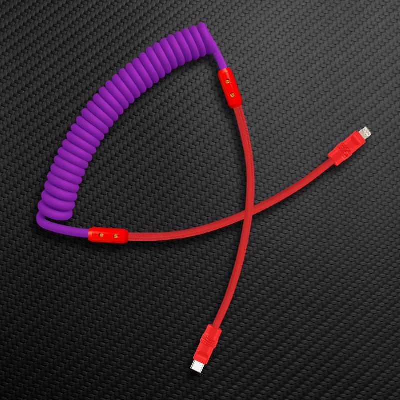 "Chubby Mood" Silicone Braided Fast Charging Cable #711 - Image 56
