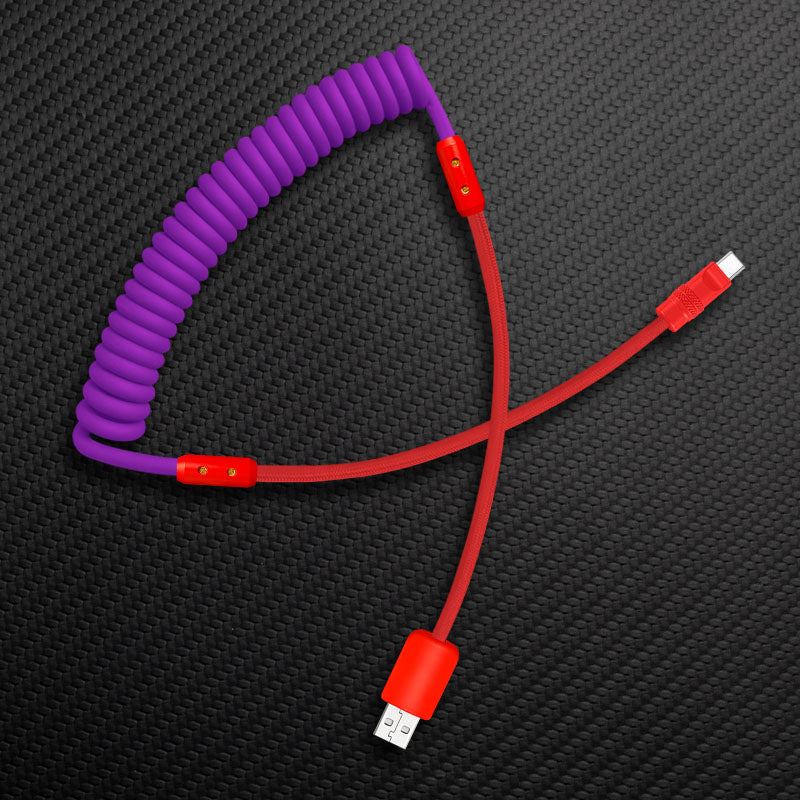 "Chubby Mood" Silicone Braided Fast Charging Cable #711 - Image 57