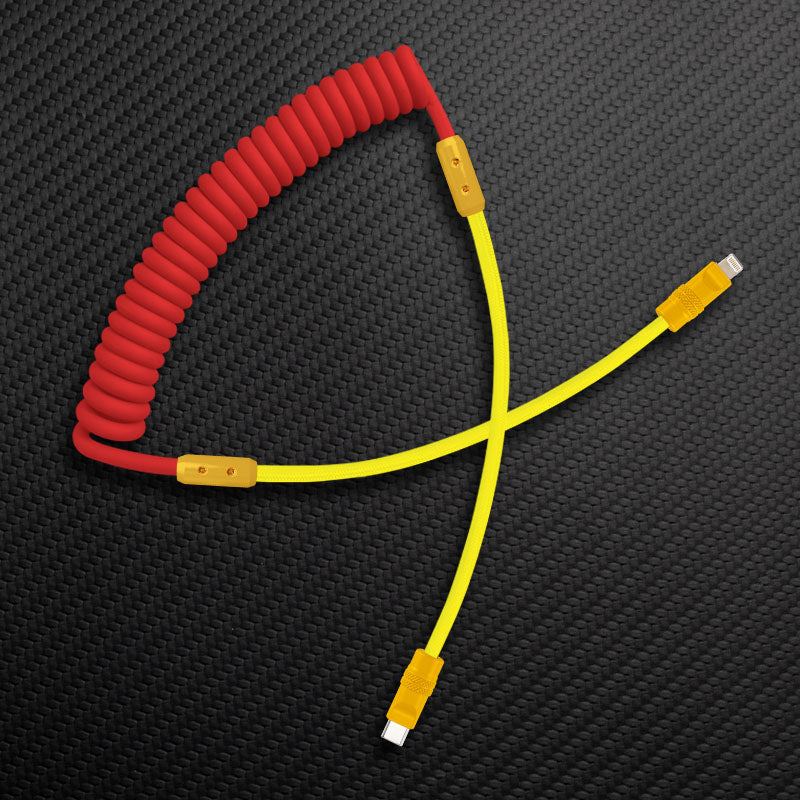 "Chubby Mood" Silicone Braided Fast Charging Cable #711 - Image 68