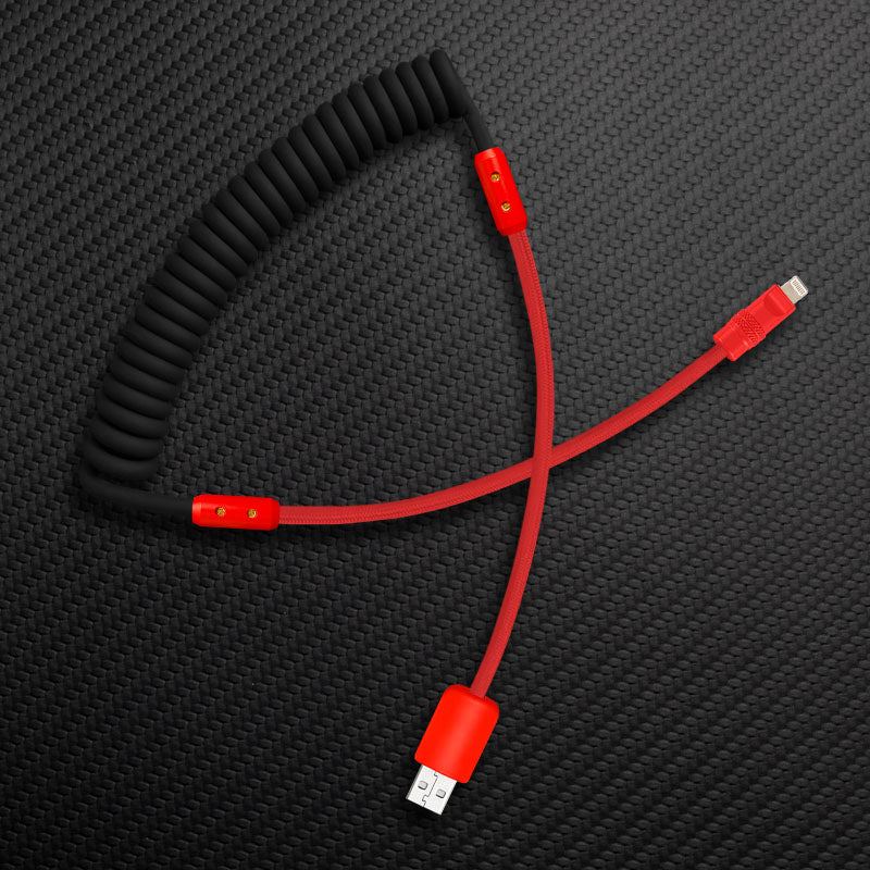 "Chubby Mood" Silicone Braided Fast Charging Cable #711 - Image 7