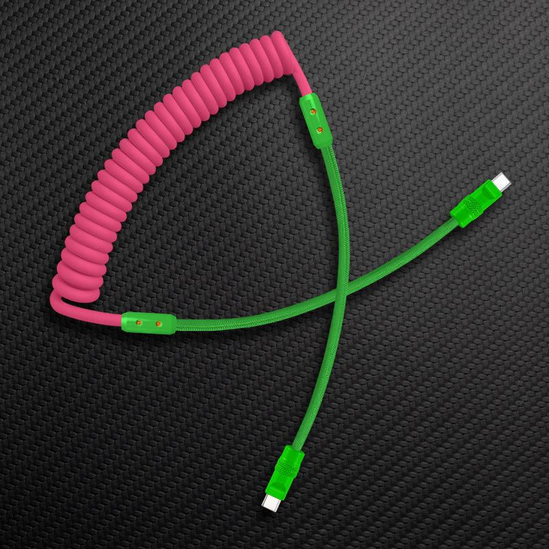 "Chubby Mood" Silicone Braided Fast Charging Cable #711 - Image 70