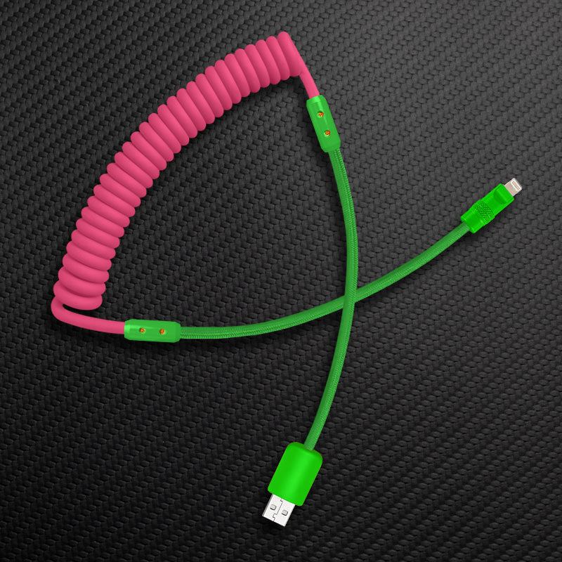 "Chubby Mood" Silicone Braided Fast Charging Cable #711 - Image 71