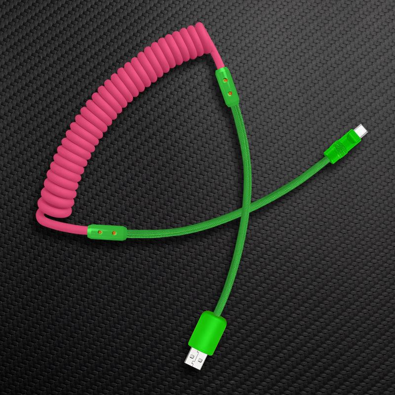 "Chubby Mood" Silicone Braided Fast Charging Cable #711 - Image 73