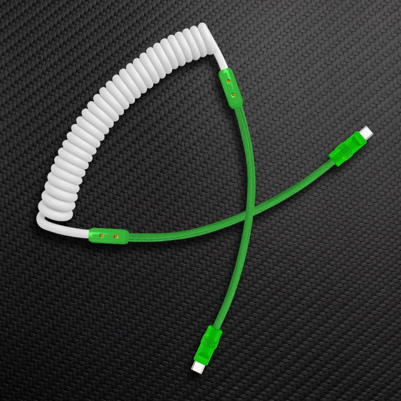 "Chubby Mood" Silicone Braided Fast Charging Cable #711 - Image 75