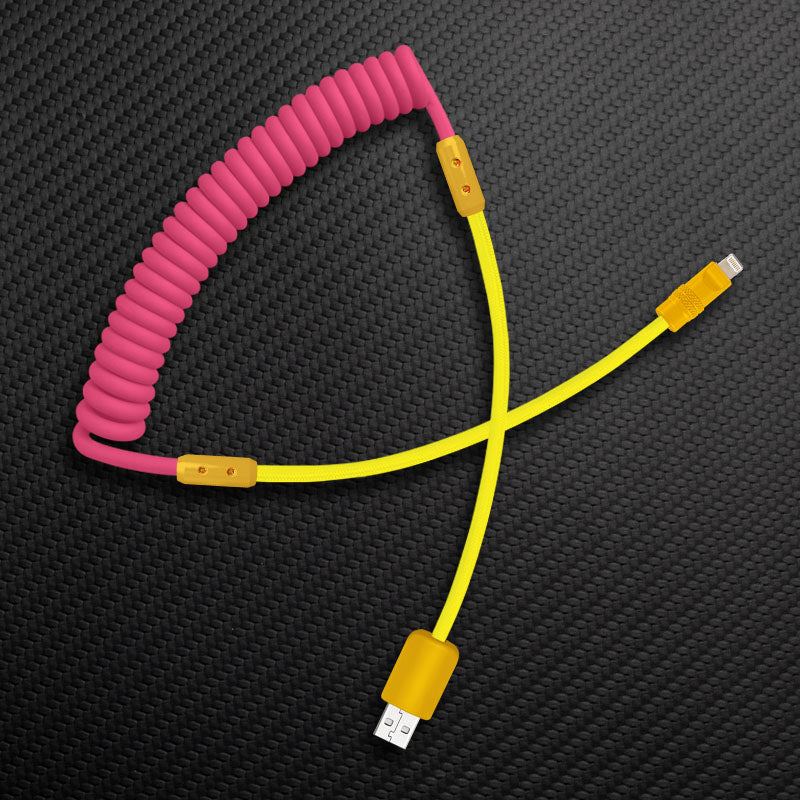"Chubby Mood" Silicone Braided Fast Charging Cable #711 - Image 92