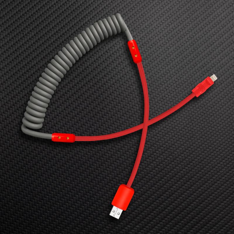 "Chubby Mood" Silicone Braided Fast Charging Cable #711 - Image 96