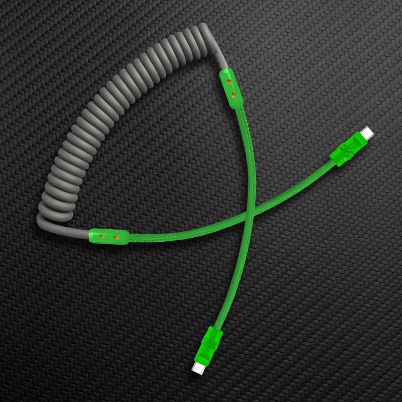 "Chubby Mood" Silicone Braided Fast Charging Cable #711 - Image 99