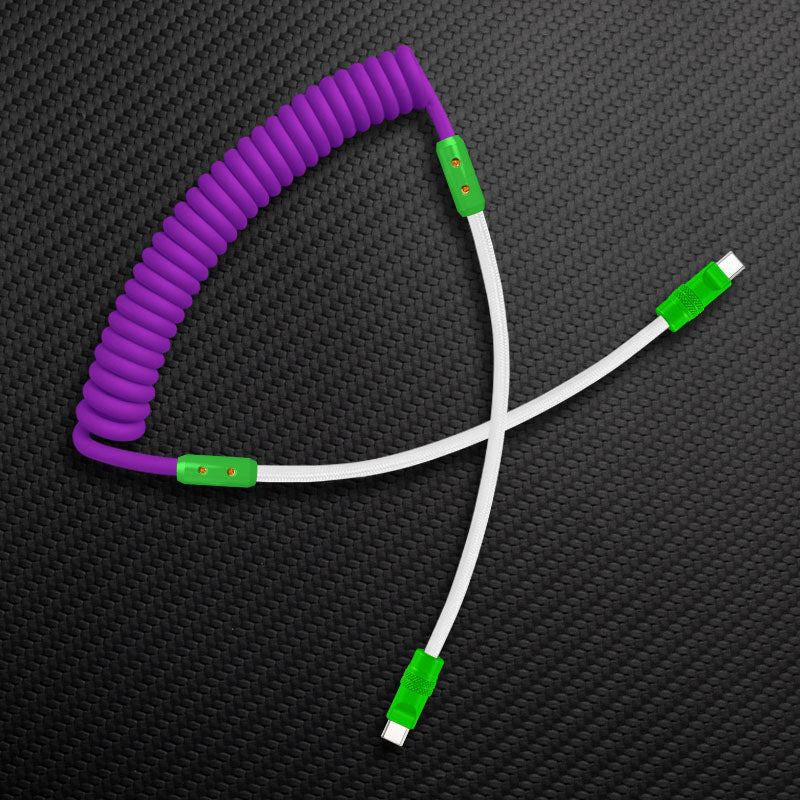 "Chubby Mood" Silicone Braided Fast Charging Cable #831 - Image 101