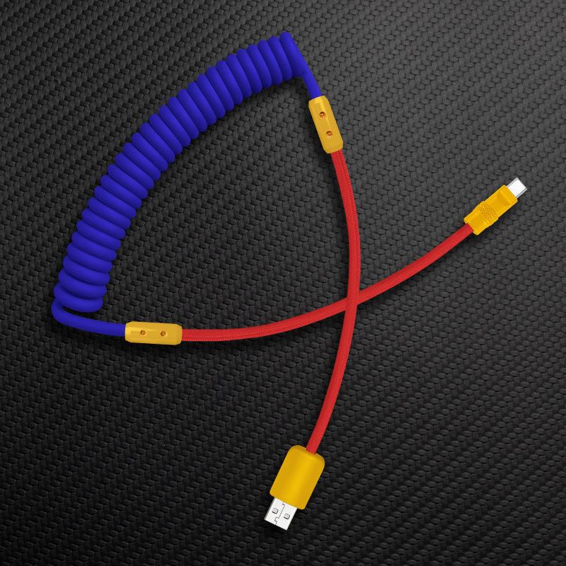 "Chubby Mood" Silicone Braided Fast Charging Cable #831 - Image 102