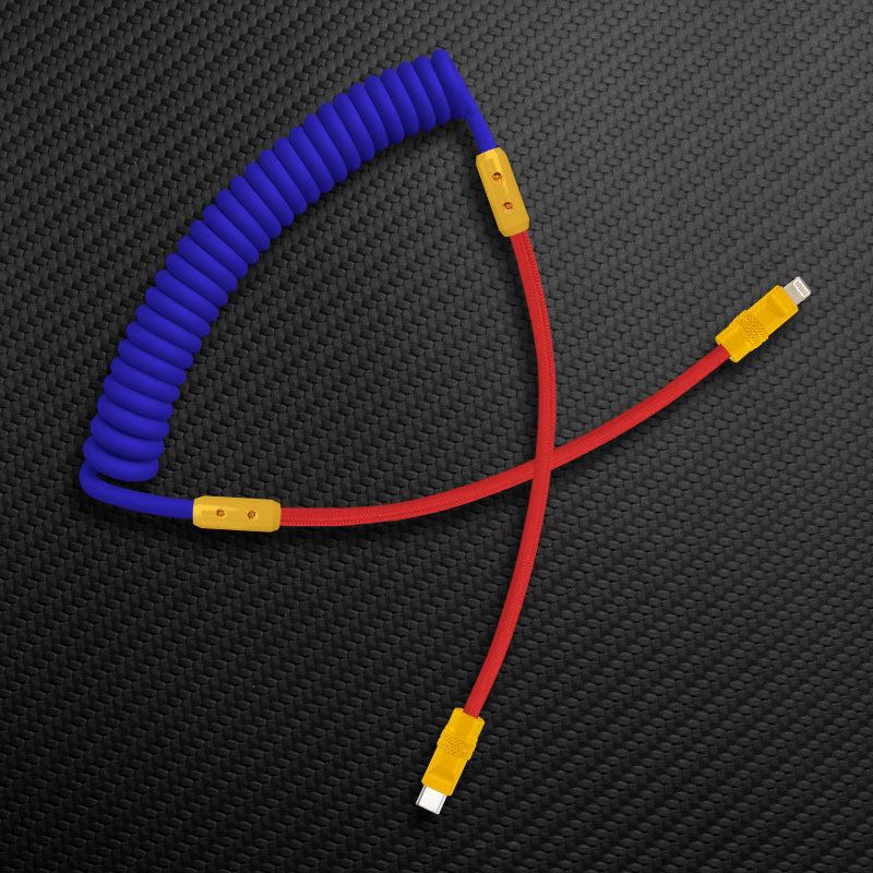 "Chubby Mood" Silicone Braided Fast Charging Cable #831 - Image 105