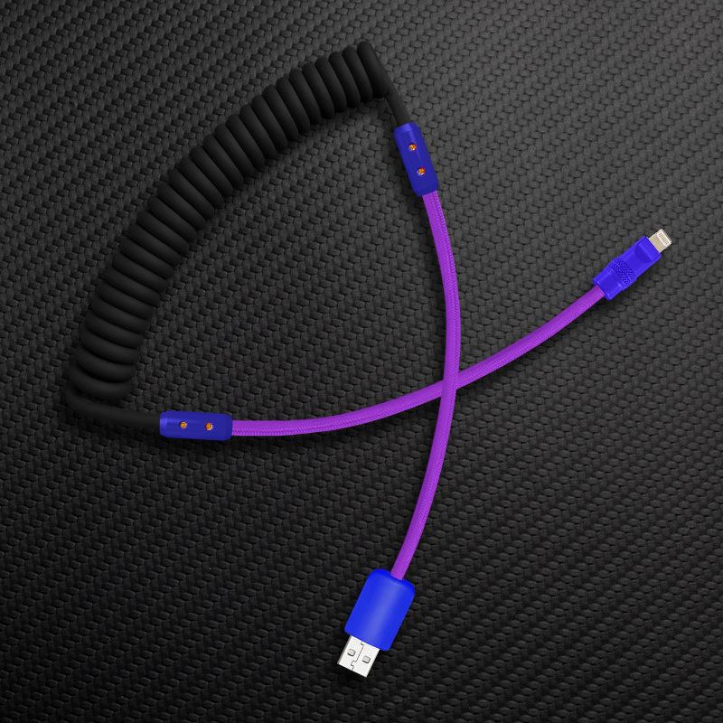 "Chubby Mood" Silicone Braided Fast Charging Cable #831 - Image 12