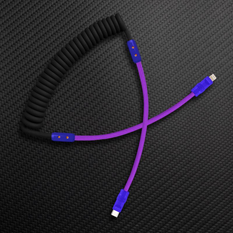 "Chubby Mood" Silicone Braided Fast Charging Cable #831 - Image 13