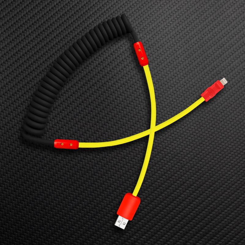 "Chubby Mood" Silicone Braided Fast Charging Cable #831 - Image 16