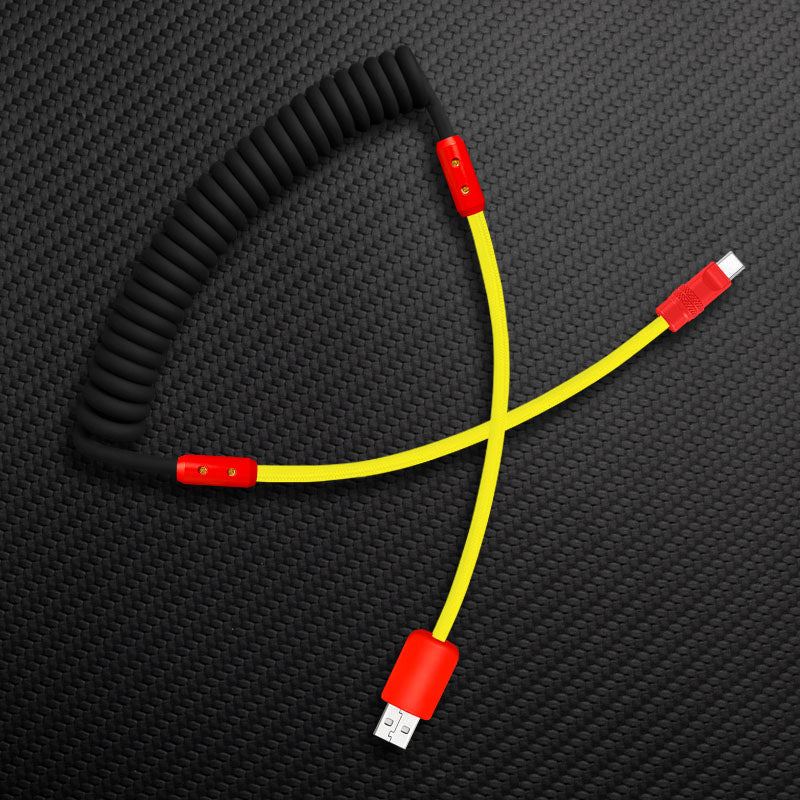 "Chubby Mood" Silicone Braided Fast Charging Cable #831 - Image 18