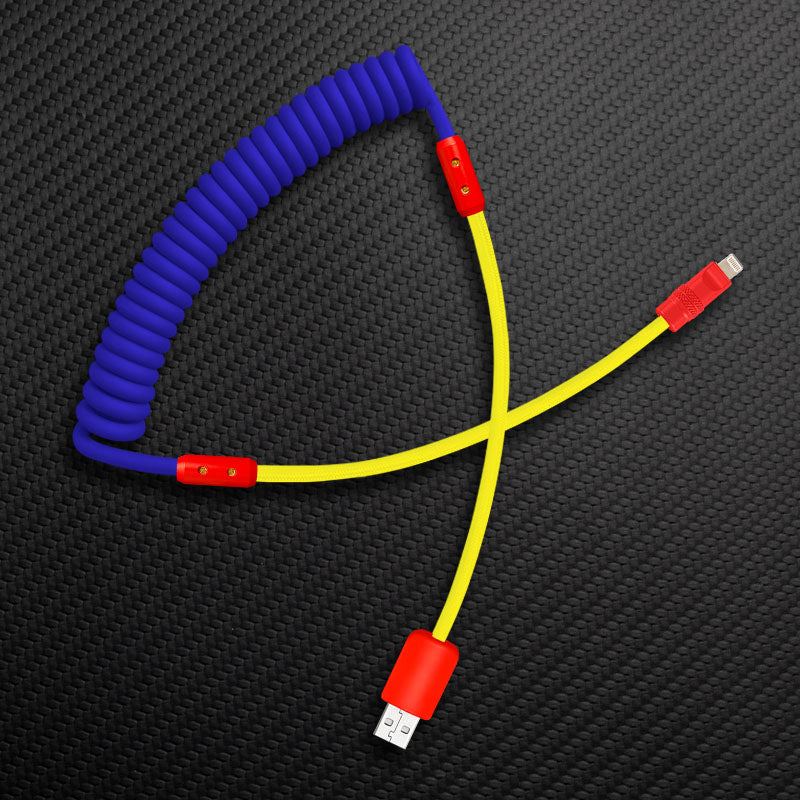 "Chubby Mood" Silicone Braided Fast Charging Cable #831 - Image 20