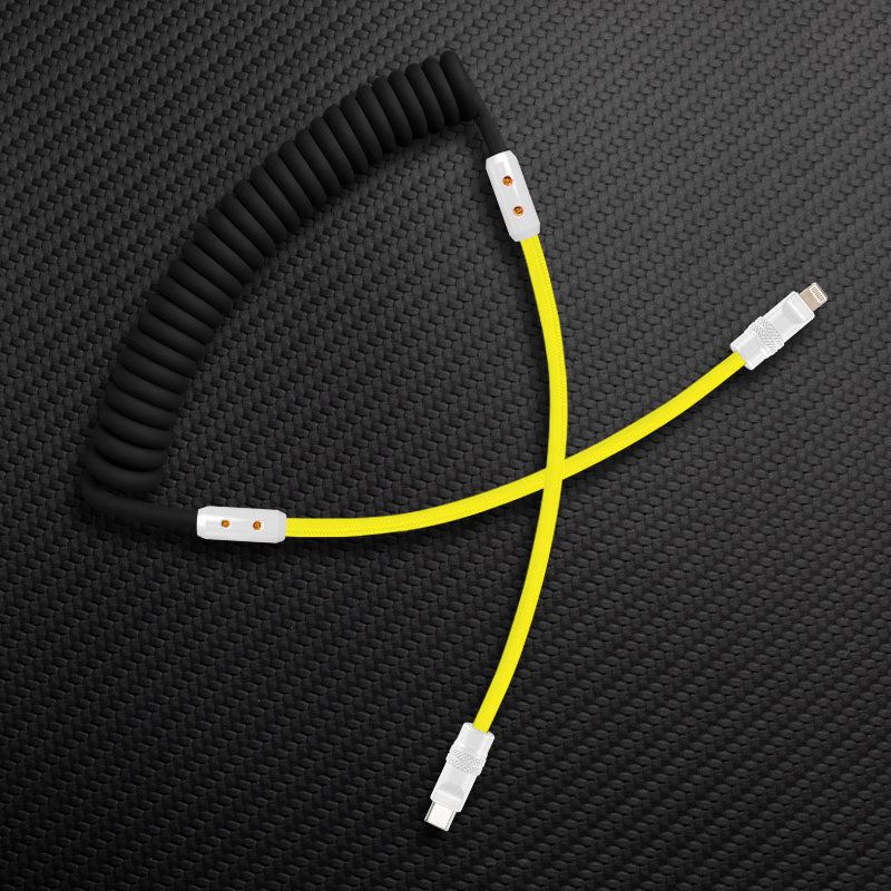 "Chubby Mood" Silicone Braided Fast Charging Cable #831 - Image 25