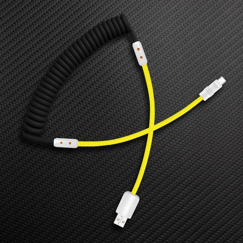 "Chubby Mood" Silicone Braided Fast Charging Cable #831 - Image 26