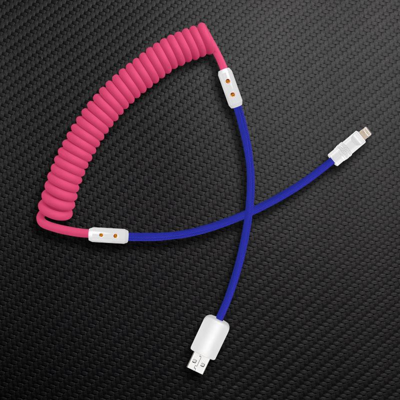 "Chubby Mood" Silicone Braided Fast Charging Cable #831 - Image 30