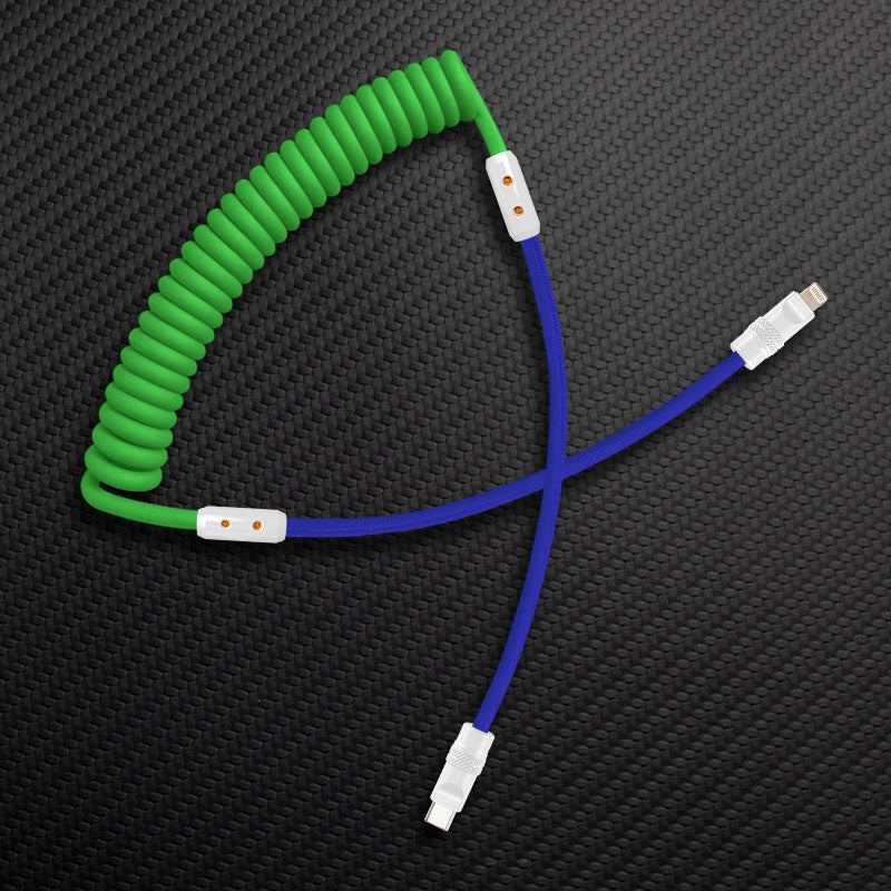 "Chubby Mood" Silicone Braided Fast Charging Cable #831 - Image 35