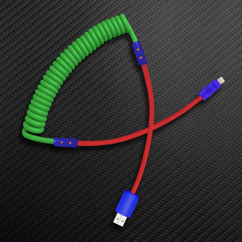 "Chubby Mood" Silicone Braided Fast Charging Cable #831 - Image 38