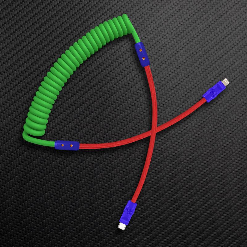 "Chubby Mood" Silicone Braided Fast Charging Cable #831 - Image 39