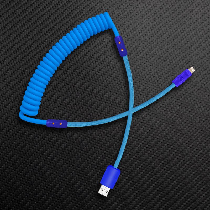 "Chubby Mood" Silicone Braided Fast Charging Cable #831 - Image 4