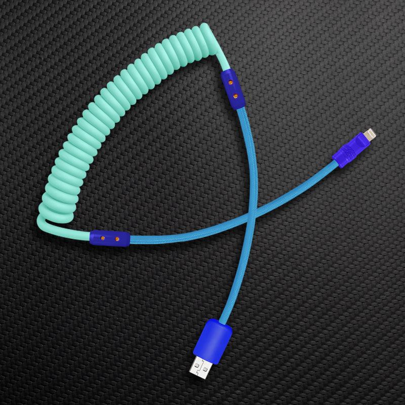 "Chubby Mood" Silicone Braided Fast Charging Cable #831 - Image 46
