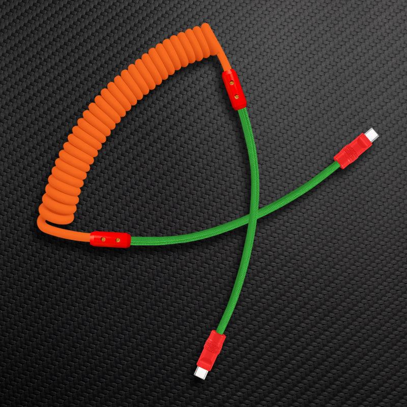 "Chubby Mood" Silicone Braided Fast Charging Cable #831 - Image 57