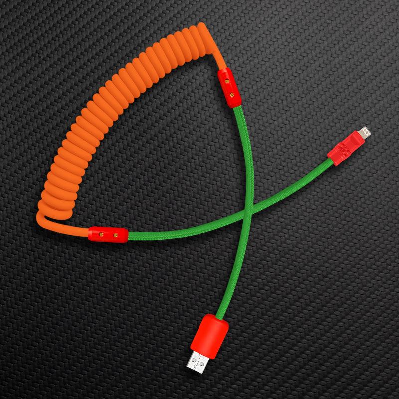"Chubby Mood" Silicone Braided Fast Charging Cable #831 - Image 58